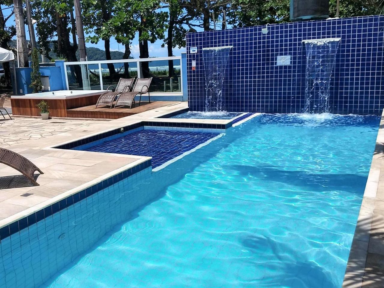 Pousada Vistazul - Piscina Climatizada - Pe Na Areia Bertioga Exterior photo